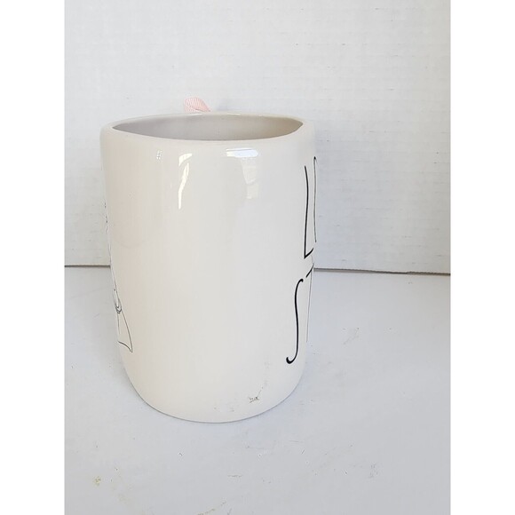 Rae Dunn Disney Ceramic Mug BELLE Princess LOVE STORY Double Sided Artesian New - Picture 4 of 9